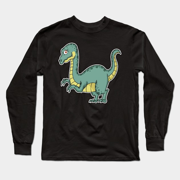 Dinosaur is shy and wants to be a T-Rex Long Sleeve T-Shirt by dieEinsteiger